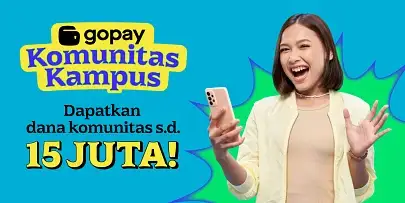 Daftarkan Komunitasmu di GoPay Komunitas Kampus & Dapatkan Dana Komunitas hingga 15 Juta Rupiah!