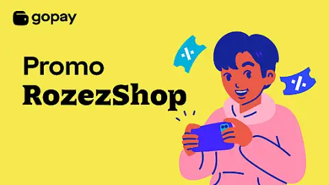 Promo RozezShop: Cashback 90% (maks. 12.000 GoPay Coins)