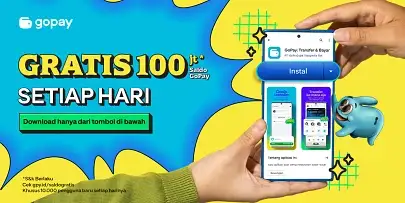Gratis Saldo GoPay Rp100 Juta, Cuma Dari Sini