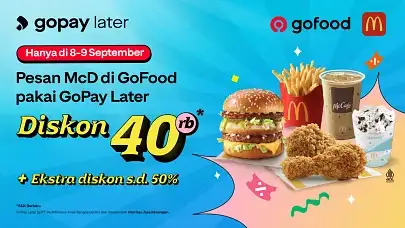 Pesan McD Pakai GoPay Later Jadi Lebih Untung!