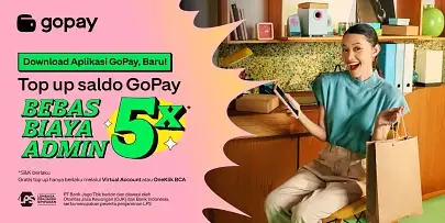 Cara Mudah Dapat GRATIS Top Up GoPay hingga 5x