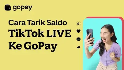 Cara Tarik Saldo TikTok LIVE Ke GoPay