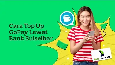 Cara Top Up GoPay Lewat Bank Sulselbar, Bisa dari Rumah Aja!