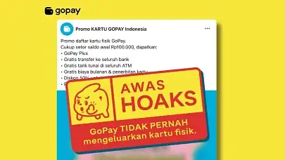 Waspada Penipuan, GoPay Tegas Tidak Pernah Terbitkan Kartu Fisik