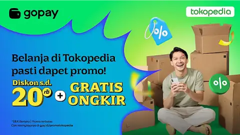 Promo Tokopedia: Diskon hingga Rp20.000