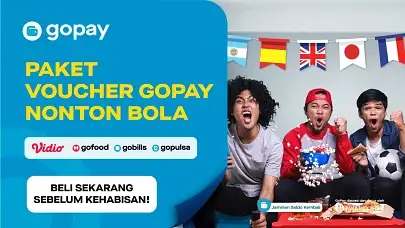 Tonton FIFA World Cup 2022 di Vidio Hanya Rp45.000 Pakai GoPay