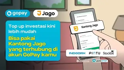 Top Up Investasi Lebih Praktis Pakai GoPay Lewat Kantong Jago!