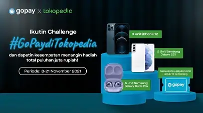 Ikuti Challenge #GoPaydiTokopedia di TikTok dan Menangkan Total Puluhan Juta Rupiah