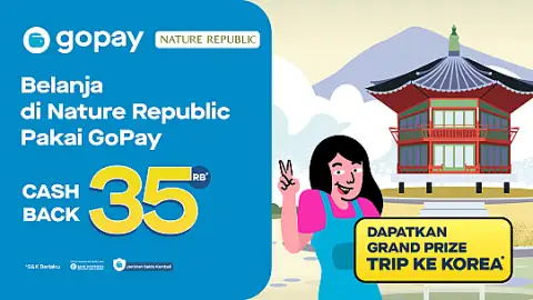 Promo Nature Republic: Cashback 50% dan Menangkan Lucky Draw Grand Prize Trip ke Korea!