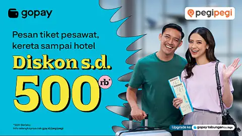 Promo Pegipegi: Diskon Tiket Pesawat