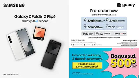 Promo Samsung: Pre-Order Samsung Galaxy ZFlip6 dan ZFold6 Series