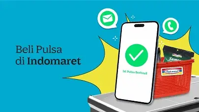 Isi Pulsa Setelah Jajan? Beli Pulsa di Indomaret Aja!