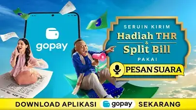 Kirim Hadiah THR & Split Bill dengan Pesan Suara di Aplikasi GoPay