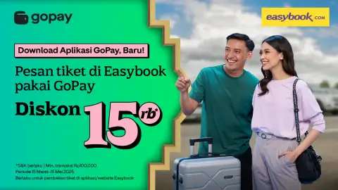 Promo Easybook: Diskon 15.000