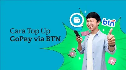 Cara Top Up GoPay via BTN Mobile Banking & ATM BTN, Mudah!