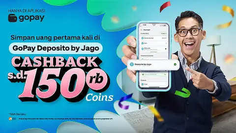 Promo GoPay Deposito by Jago: Simpan Terus Cuan & Rebut Hadiahnya!