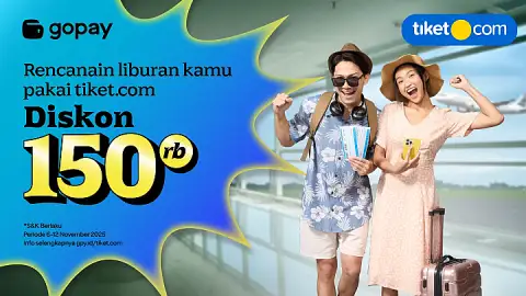 Promo tiket.com: Diskon s.d. Rp150.000