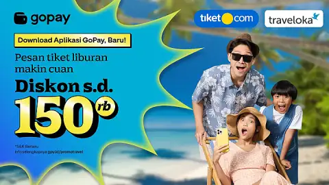 Promo Travel & Staycation: Ke Mana Pun Tetap Hemat Pakai GoPay