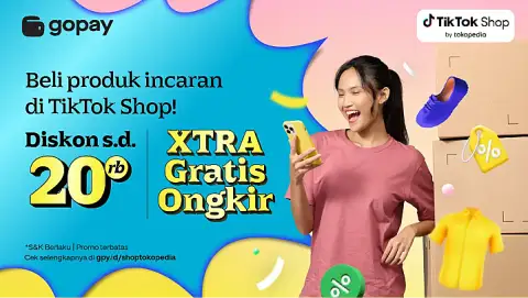 Promo TikTok Shop by Tokopedia: Diskon s.d. Rp20.000