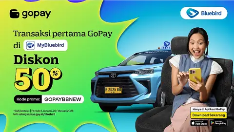 Promo Bluebird: Diskon hingga Rp15.000