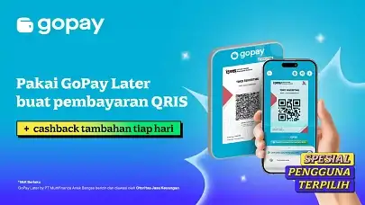 Makin Praktis! Bisa Belanja dan Bayar Pakai GoPay Later Melalui QRIS Offline