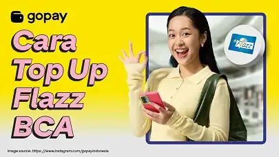 Cara top up Flazz BCA