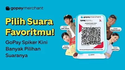 Pilih Suara Favoritmu! GoPay Spiker Kini Banyak Pilihan Suaranya