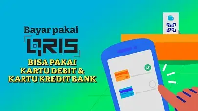 bayar qris pakai kartu debit dan kredit bank di aplikasi gopay