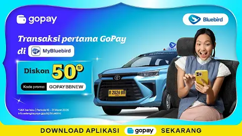 Promo Bluebird: Diskon hingga Rp15.000
