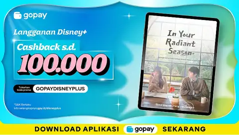 Promo Disney+: Cashback hingga 100.000 GoPay Coins