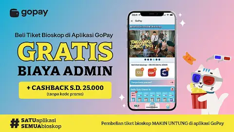 Promo Beli Tiket Bioskop di Aplikasi GoPay