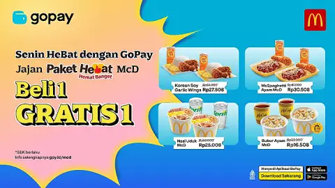Promo McDonald’s: Beli 1 Gratis 1 Setiap Hari Senin