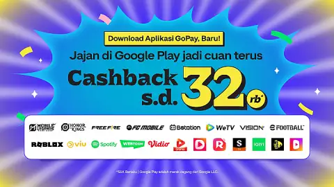 Promo Google Play: Top Up Game & Bayar Aplikasi Lebih Hemat