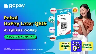 Makin Praktis! Bisa Belanja dan Bayar Pakai GoPay Later Melalui QRIS Offline