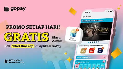 Promo Beli Tiket Bioskop di Aplikasi GoPay