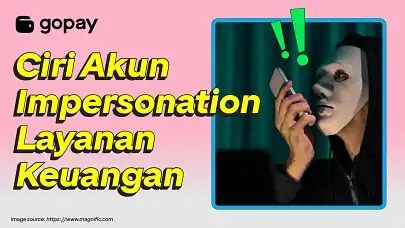 Ciri akun impersonation layanan keuangan
