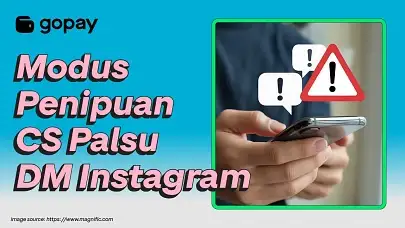 Penipuan lewat DM Instagram CS palsu