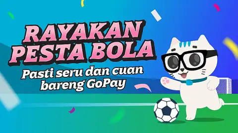 Promo Bola Gembira: Cashback hingga Rp25.000 Saldo GoPay