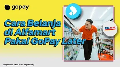 belanja di Alfamart pakai GoPay PayLater