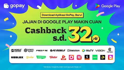 Promo Google Play: Top Up Game & Bayar Aplikasi Lebih Hemat