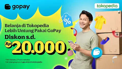 Promo Tokopedia: Diskon s.d. Rp20.000