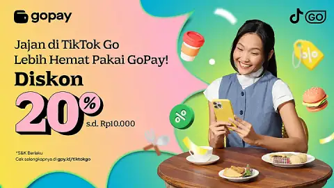 Promo TikTok GO: Diskon hingga Rp10.000
