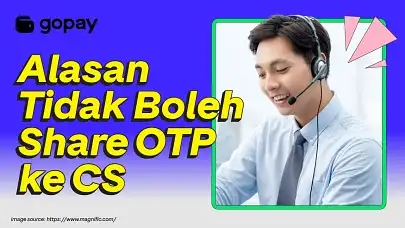 Kenapa tidak boleh share kode OTP ke CS