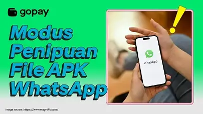 Modus penipuan file APK WhatsApp