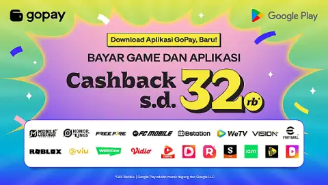 Promo Google Play GoPay: Top Up Game & Bayar Aplikasi Lebih Hemat