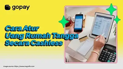 cara mengatur uang belanja rumah tangga cashless