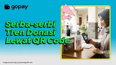 tren donasi digital lewat kode qr