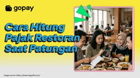 Cara hitung pajak restoran saat patungan