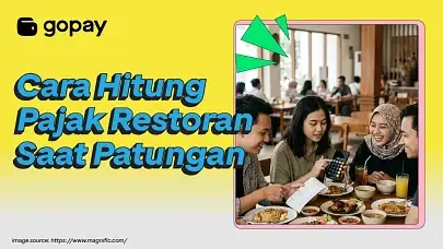 Cara hitung pajak restoran saat patungan