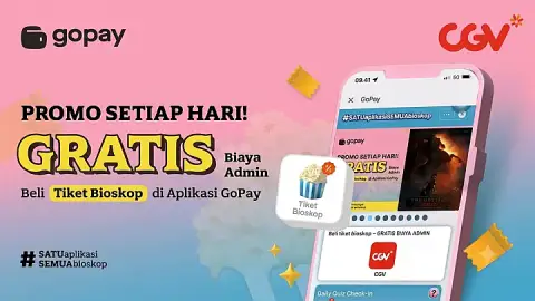 Promo CGV: GRATIS Biaya Admin